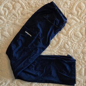 Skechers Women's Pull On Navy Blue Size Small Active Yoga Gym Pants w/Pockets